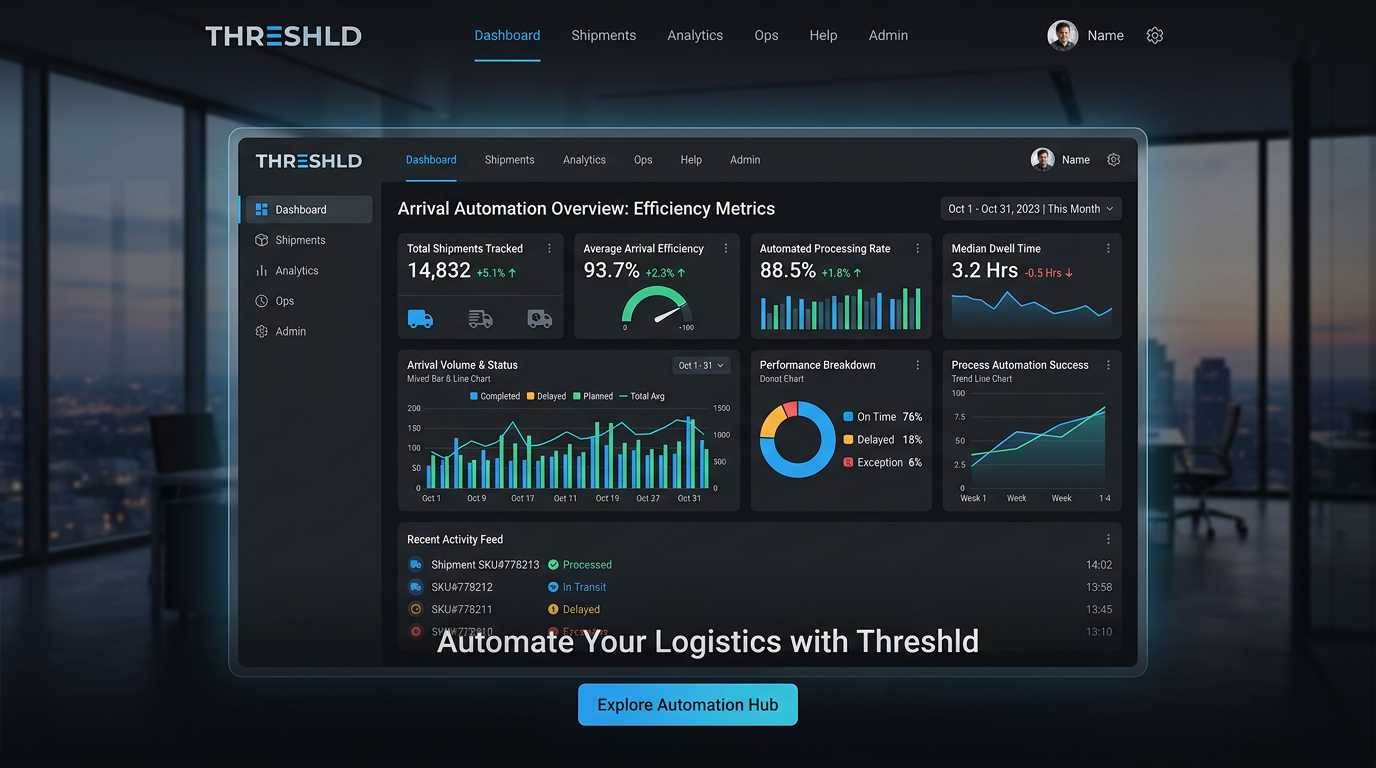 Threshld dashboard — property management command center
